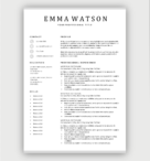 Modern Resume Template - Download for Free